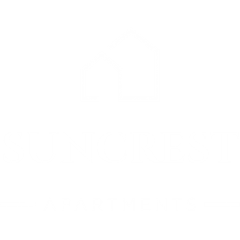 A logo for Suncrest Apartments is displayed.